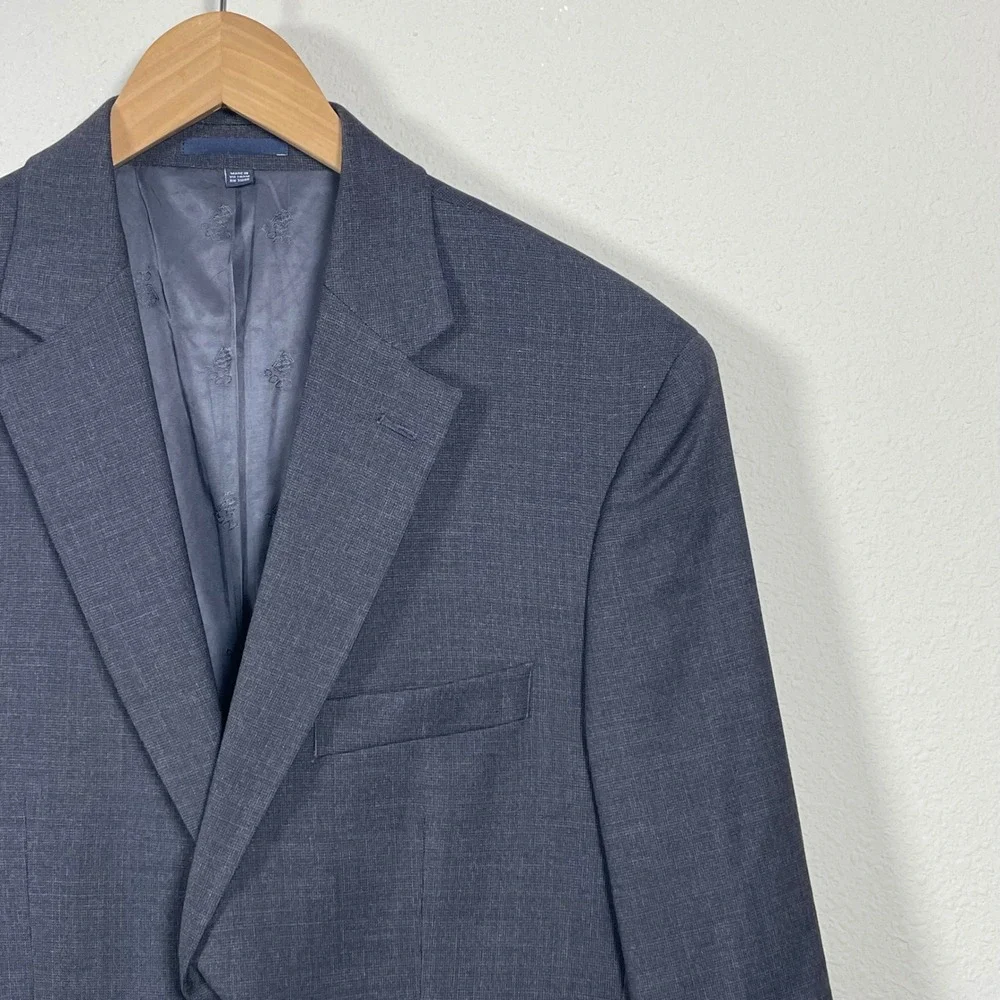 Jos. A. Bank Blazer Men 40 Short Gray Office Travel 1905 Tailored Fit Wool brrr°